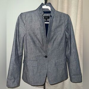 J. Crew Women's Blue Blazer Size 4